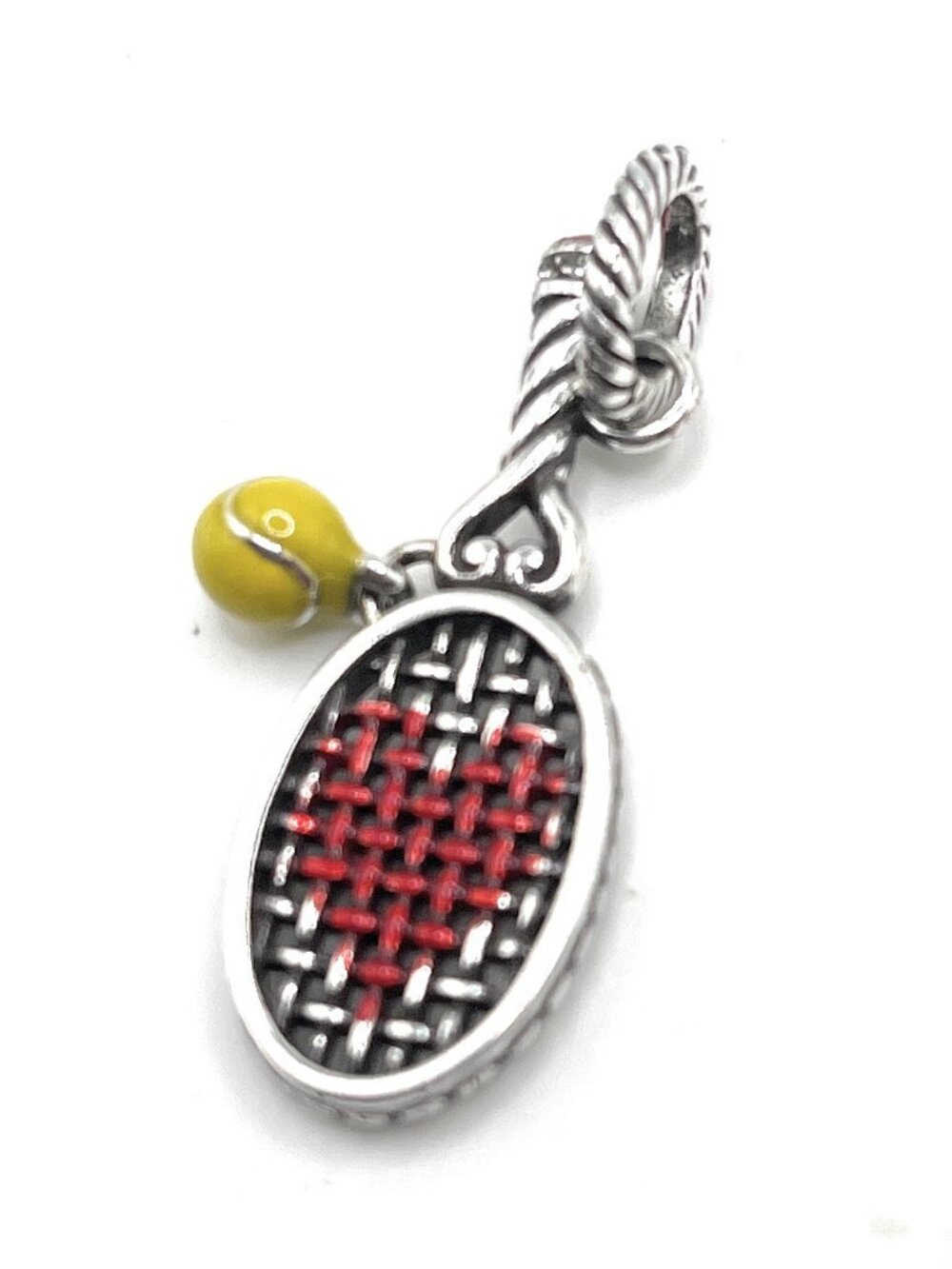 Brighton Tennis/Pickle Ball Racket Charm - 4011